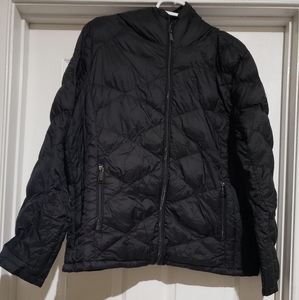 Michael kors Ultra lightweight jacket, hood‎ packable Down in BLACK.